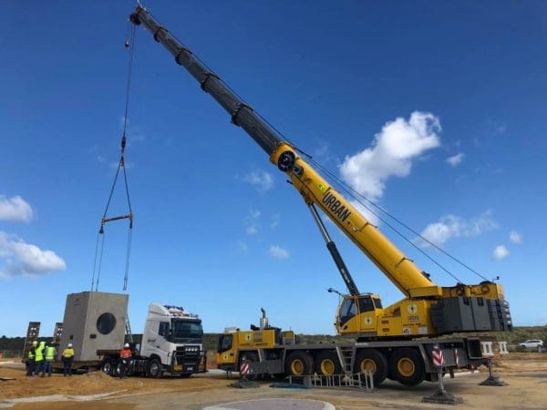 Smartstream Technology installing Eco BITE Gross Pollutant Trap for Stormwater treatment