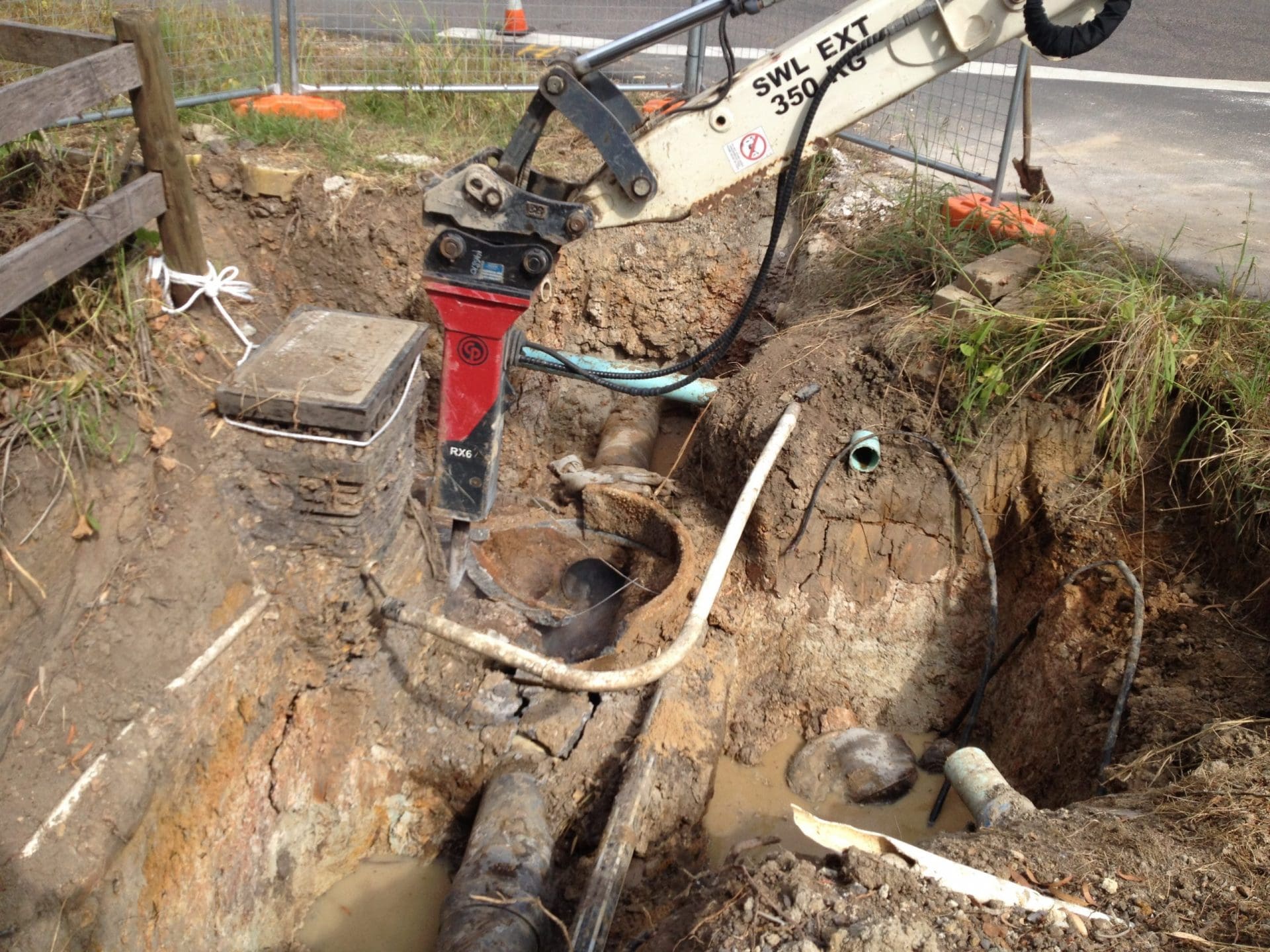 Corroded manholes being replaced with Smartpit polyethylene manhole by Smartstream Technology