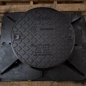 Class D Cast Iron trafficable maintenance shaft covers